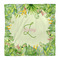 Tropical Leaves Border Duvet Cover - Queen - Front