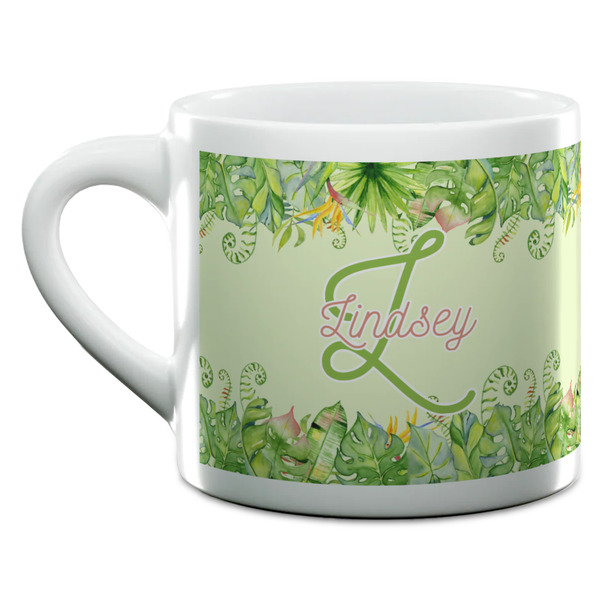 Tropical Leaves Border Espresso Cup - 6oz (Double Shot) (MAIN)
