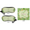 Tropical Leaves Border Eyeglass Case & Cloth (Approval)