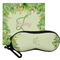Tropical Leaves Border Eyeglass Case & Cloth (Personalized)