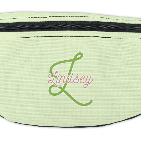 Tropical Leaves Border Fanny Pack - Closeup