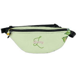 Tropical Leaves Border Fanny Pack - Classic Style (Personalized)