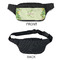 Tropical Leaves Border Fanny Packs - APPROVAL