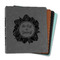 Tropical Leaves Border Leather Binders - 1" - Color Options