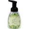 Tropical Leaves Border Foam Soap Bottle - Black (Personalized)