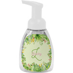 Tropical Leaves Border Foam Soap Bottle (Personalized)