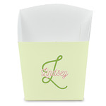 Tropical Leaves Border French Fry Favor Boxes (Personalized)