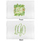 Tropical Leaves Border Full Pillow Case - APPROVAL (partial print)