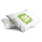 Tropical Leaves Border Full Pillow Case - TWO (partial print)
