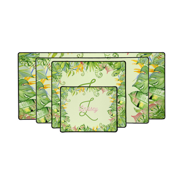 Tropical Leaves Border Gaming Mats - PARENT/MAIN