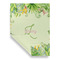 Tropical Leaves Border Garden Flags - Large - Double Sided - FRONT FOLDED