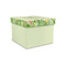 Tropical Leaves Border Gift Boxes with Lid - Canvas Wrapped - Small - Front/Main