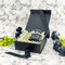 Tropical Leaves Border Gift Boxes with Magnetic Lid - Black - In Context