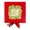 Tropical Leaves Border Gift Boxes with Magnetic Lid - Red - Approval