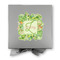 Tropical Leaves Border Gift Boxes with Magnetic Lid - Silver - Approval