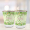 Tropical Leaves Border Glass Shot Glass - with gold rim - LIFESTYLE