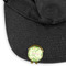 Tropical Leaves Border Golf Ball Marker Hat Clip - Main - GOLD