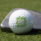 Tropical Leaves Border Golf Ball - Non-Branded - Club