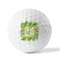 Tropical Leaves Border Golf Balls - Generic - Set of 12 - FRONT