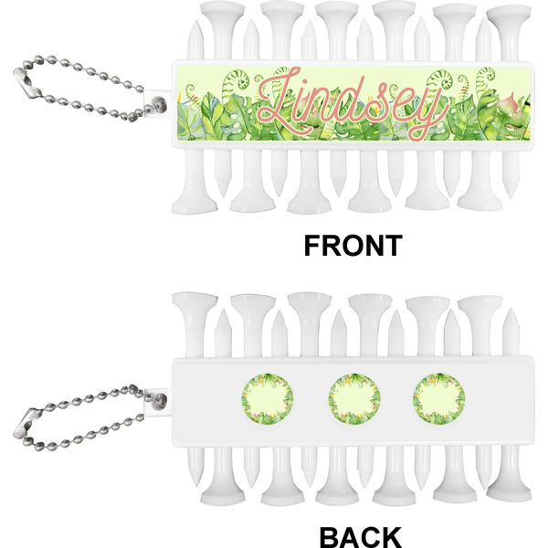 Tropical Leaves Border Golf Buddy (Approval)