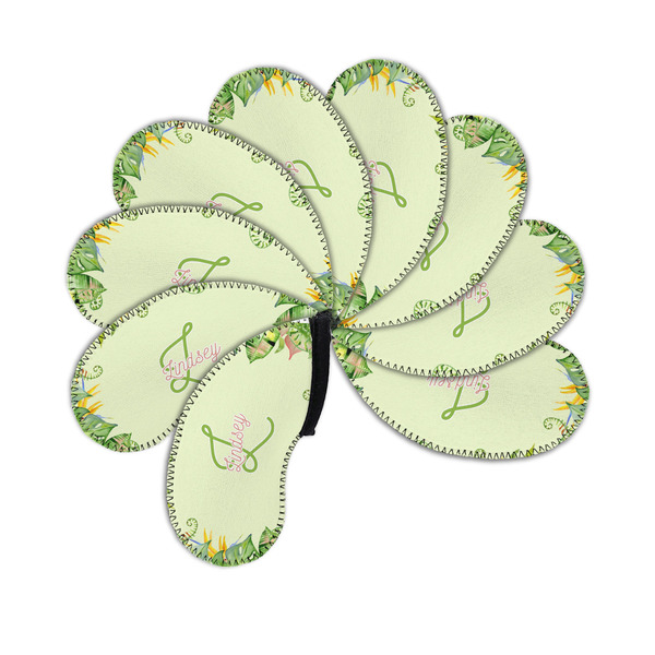 Tropical Leaves Border Golf Club Covers - PARENT/MAIN (set of 9)