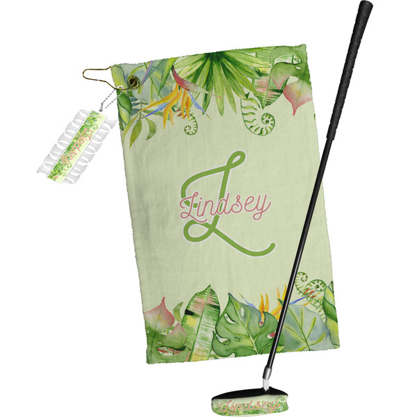 Tropical Leaves Border Golf Gift Kit (Full Print)