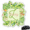 Tropical Leaves Border Graphic Car Decal