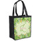 Tropical Leaves Border Grocery Bag (Personalized)