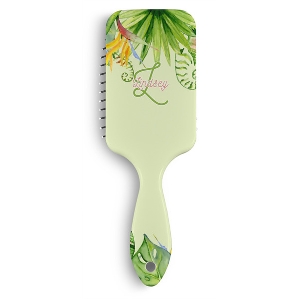 Custom Tropical Leaves Border Hair Brushes (Personalized)