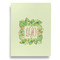Tropical Leaves Border House Flags - Double Sided - BACK