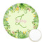 Tropical Leaves Border Printed Cookie Topper - 2.5" (Personalized)