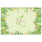 Tropical Leaves Border Indoor / Outdoor Rug - 2'x3' - Front Flat