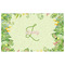 Tropical Leaves Border Indoor / Outdoor Rug - 3'x5' - Front Flat