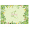 Tropical Leaves Border Indoor / Outdoor Rug - 4'x6' - Front Flat