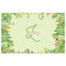 Tropical Leaves Border Indoor / Outdoor Rug - 5'x8' - Front Flat