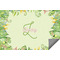 Tropical Leaves Border Indoor / Outdoor Rug