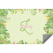 Tropical Leaves Border Indoor / Outdoor Rug - 3'x5' (Personalized)