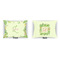 Tropical Leaves Border Indoor Rectangular Burlap Pillow (Front and Back)