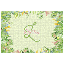 Tropical Leaves Border 1014 pc Jigsaw Puzzle (Personalized)