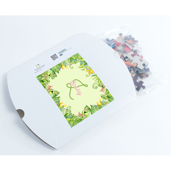 Tropical Leaves Border Jigsaw Puzzle 110 Piece - Box