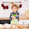 Tropical Leaves Border Kid's Aprons - Small - Lifestyle