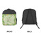 Tropical Leaves Border Kid's Backpack - Approval