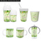 Tropical Leaves Border Kid's Drinkware - Customized & Personalized