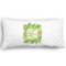 Tropical Leaves Border King Pillow Case - FRONT (partial print)