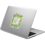 Tropical Leaves Border Laptop Decal (Personalized)
