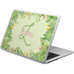 Tropical Leaves Border Laptop Skin - Custom Sized (Personalized)