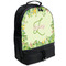Tropical Leaves Border Backpacks - Black (Personalized)