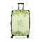 Tropical Leaves Border Large Travel Bag - With Handle