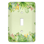 Tropical Leaves Border Light Switch Cover (Single Toggle)
