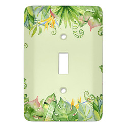 Tropical Leaves Border Light Switch Cover